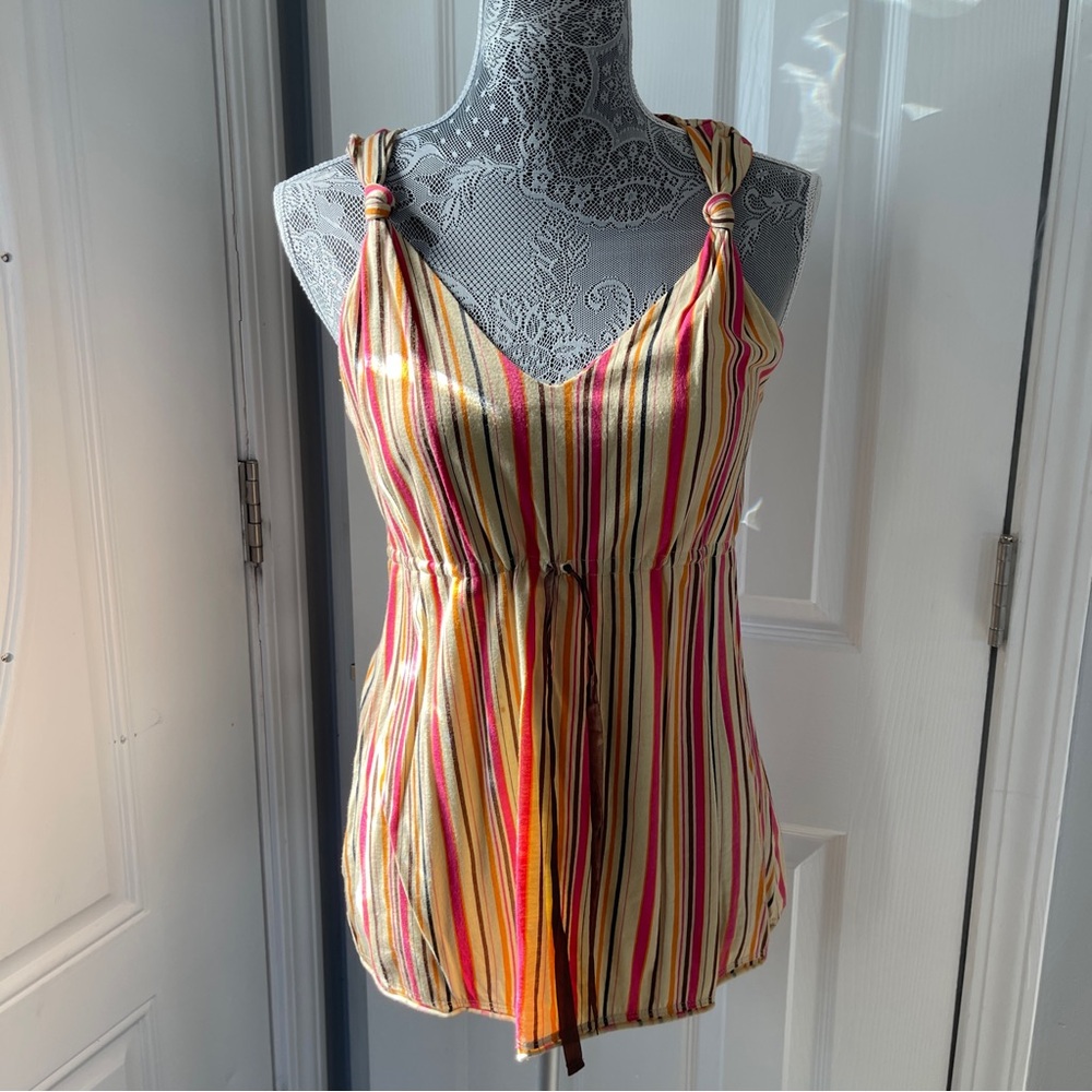DKNY Multicolor Striped Top. Vintage Y2K - Picture 3 of 7